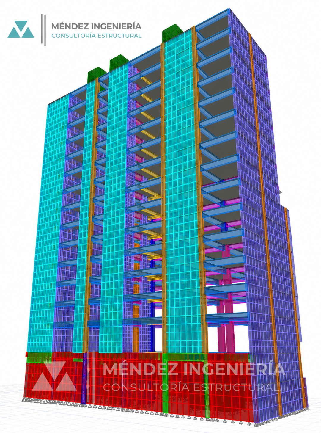 Modelado estructural de torre