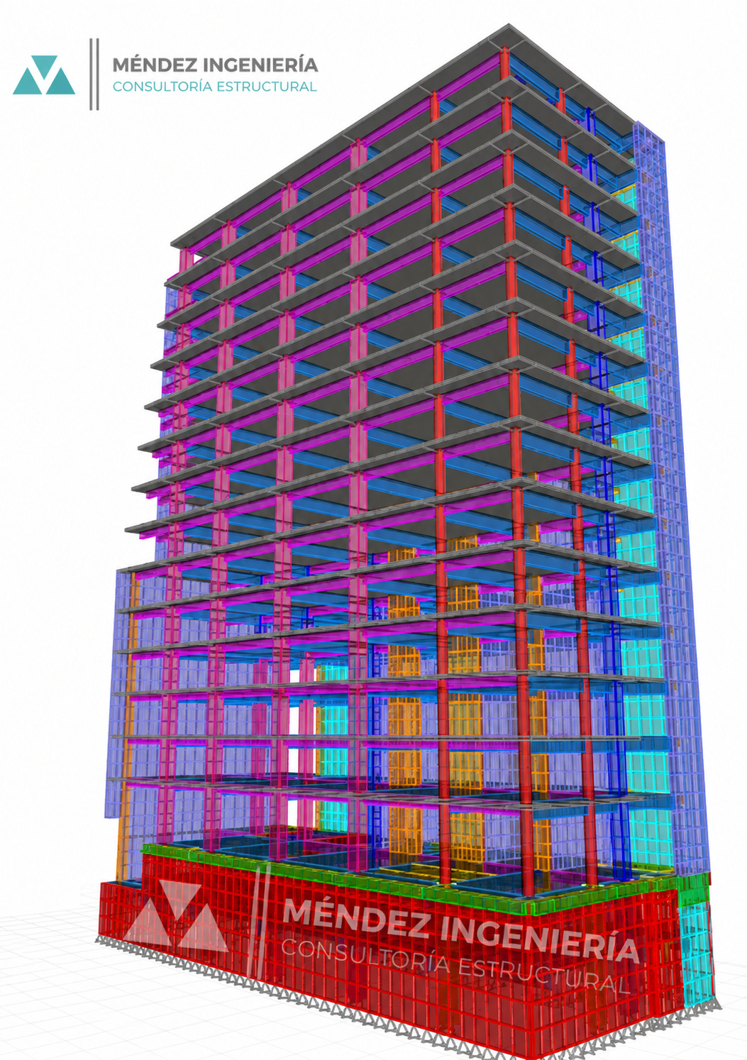 Modelado estructural de torre
